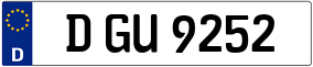 Truck License Plate
